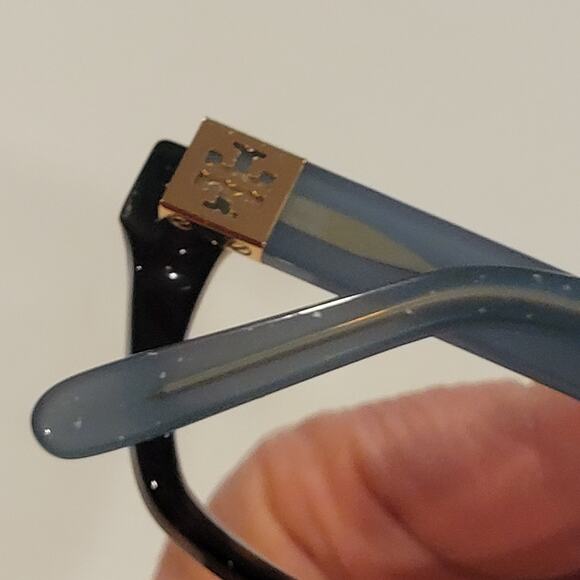 Tory Burch TY2049 1359 Eyeglasses Tortoise Blue Full Rim Frames 51-17-135 - Picture 8 of 13